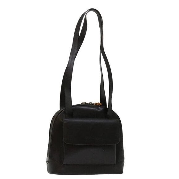 GUCCI Shoulder Bag Patent leather Brown 001 3444 1650 Auth 68465 - Picture 1 of 14
